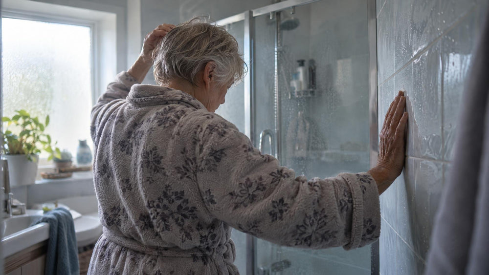Sign 2: The "Shower Wall Grab"