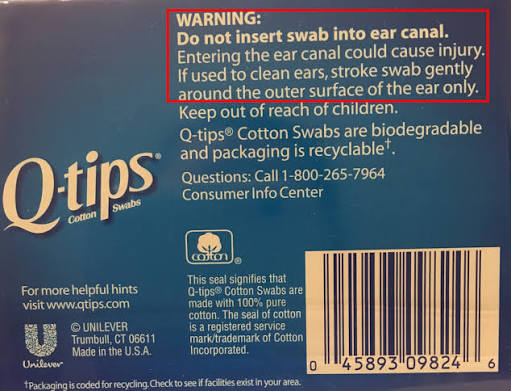 Sign 5: You Still Use Cotton Buds After Showering